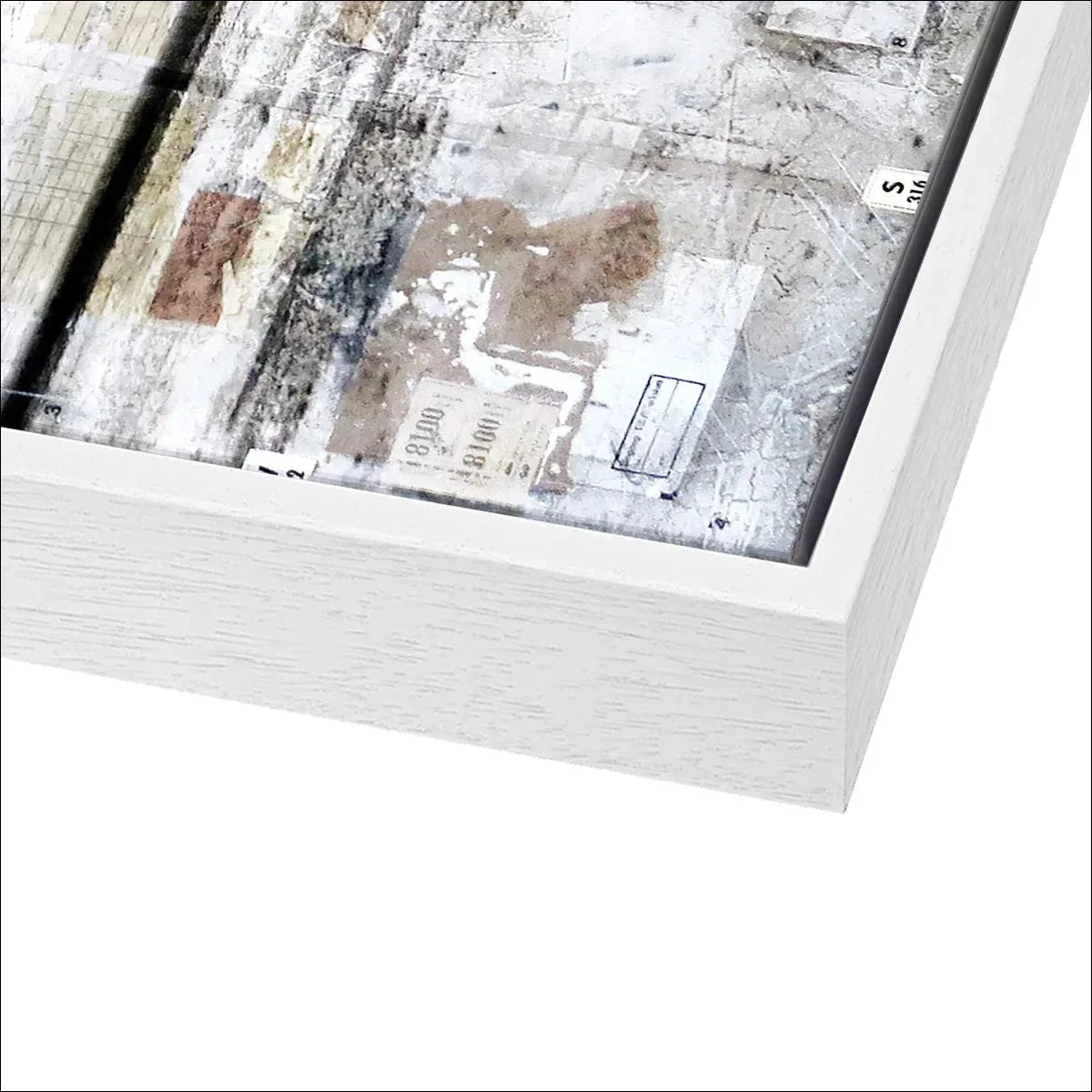 Wandbild GM09B Hamburg Dock 10 von Cosman-Photocollection, Druck auf Leinwand mit Schattenfuge, Schwarz, 95x125 cm