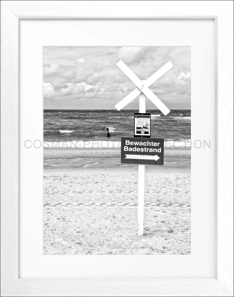 Poster ’Bewachter Badestrand’ Sylt SY49 - Wandbilder