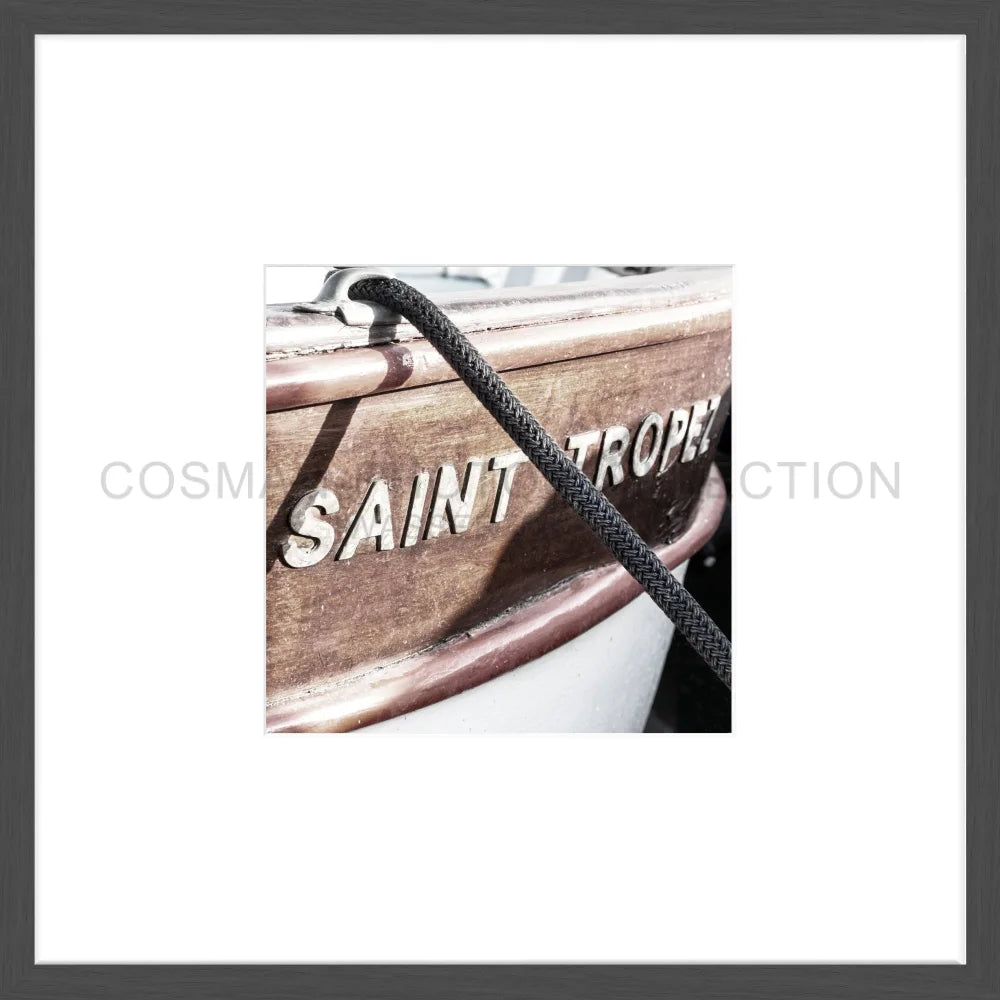 Vintage Boot Poster Saint-Tropez