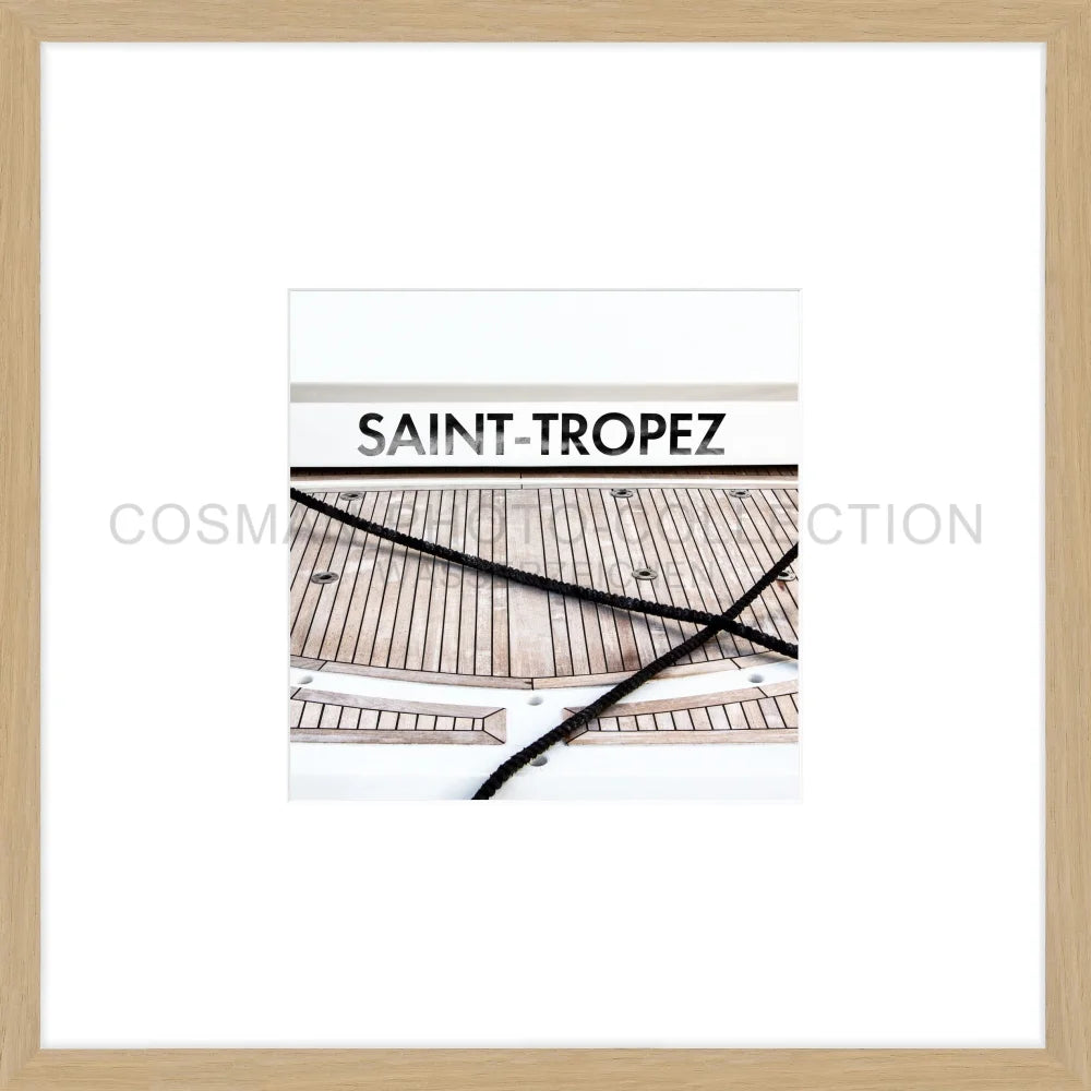 Traditionelles Boot Wandbild