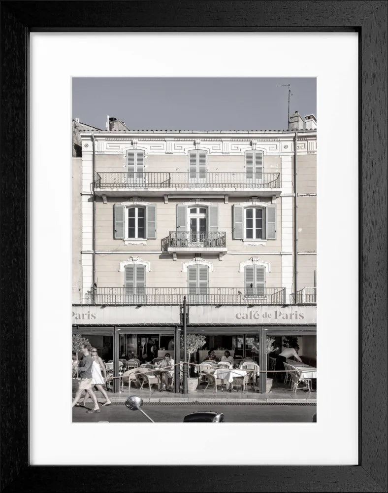 Poster ’Cafe de Paris’ Saint Tropez ST13 - Wandbilder