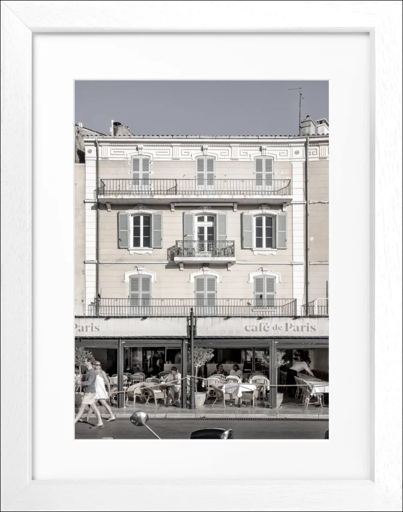 Poster ’Cafe de Paris’ Saint Tropez ST13 - Wandbilder