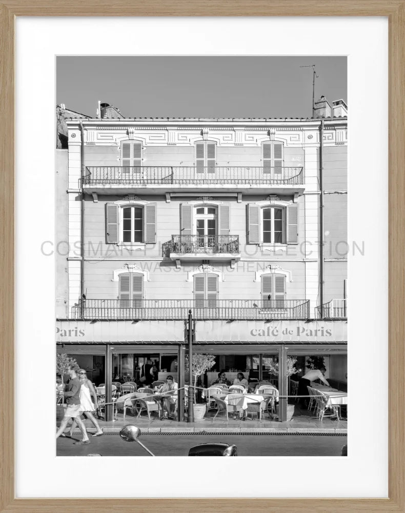 Poster ’Cafe de Paris’ Saint Tropez ST13 - Wandbilder