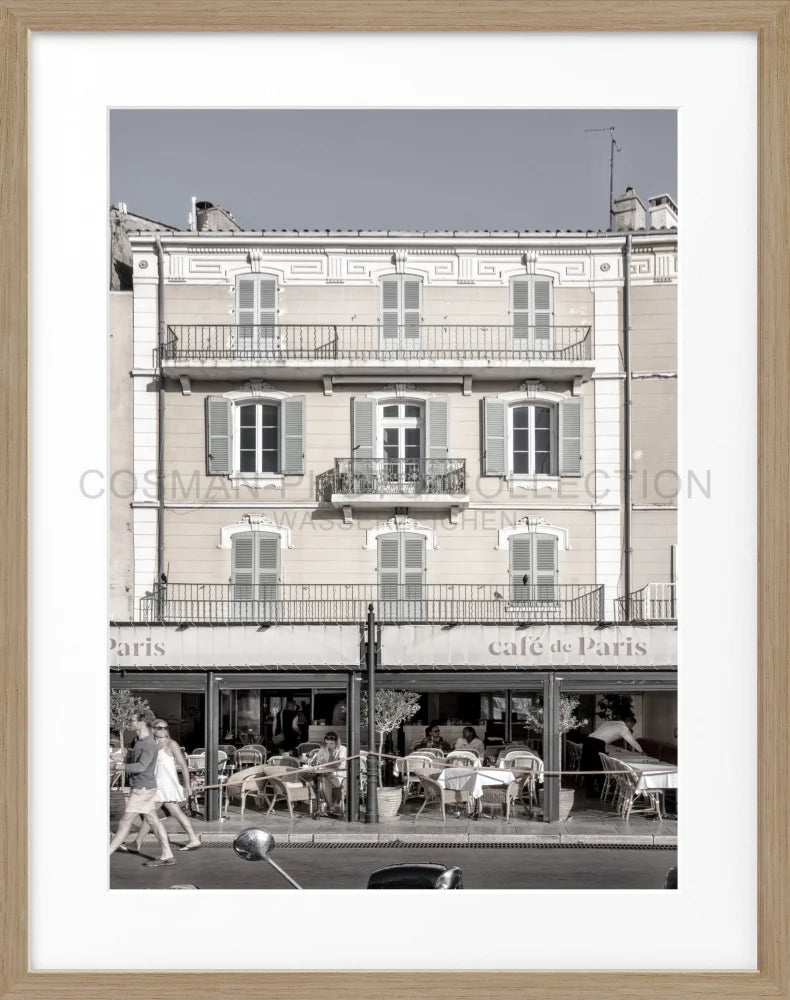 Poster ’Cafe de Paris’ Saint Tropez ST13 - Wandbilder