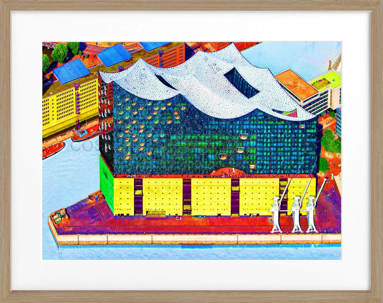 Poster ’Color Edition’ Hamburg Elbphilharmonie HH04A