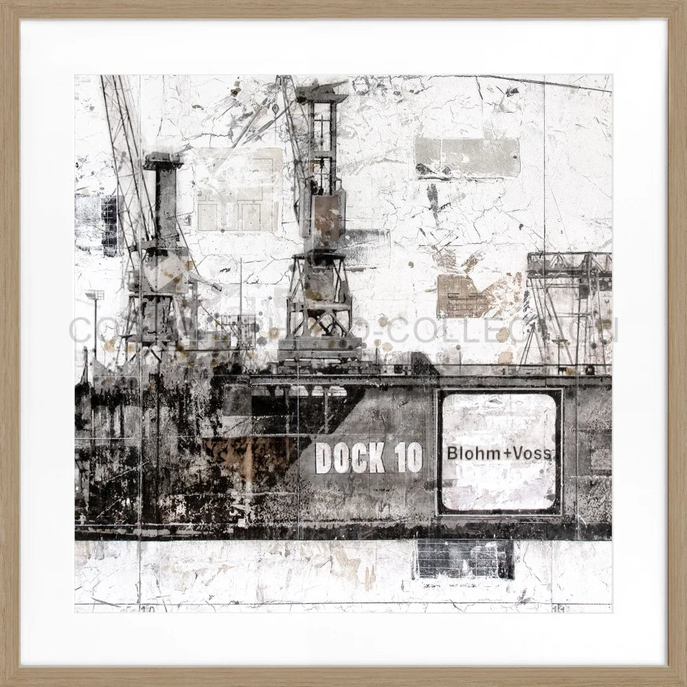 Poster ’Dock 10’ Hafen Hamburg GM09BQ - Wandbilder
