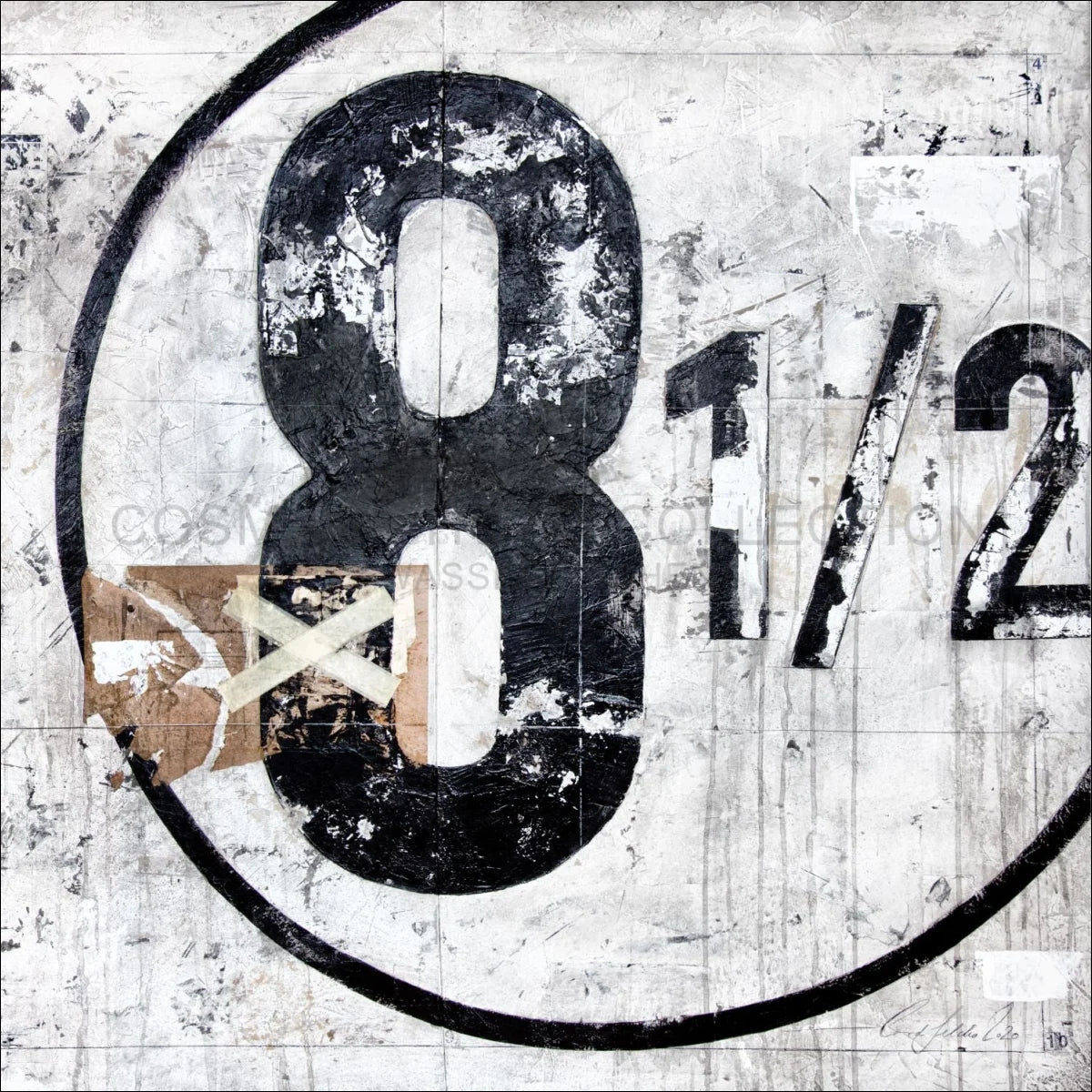 Poster / Druck ’achteinhalb’ GM01Q - Wandbilder