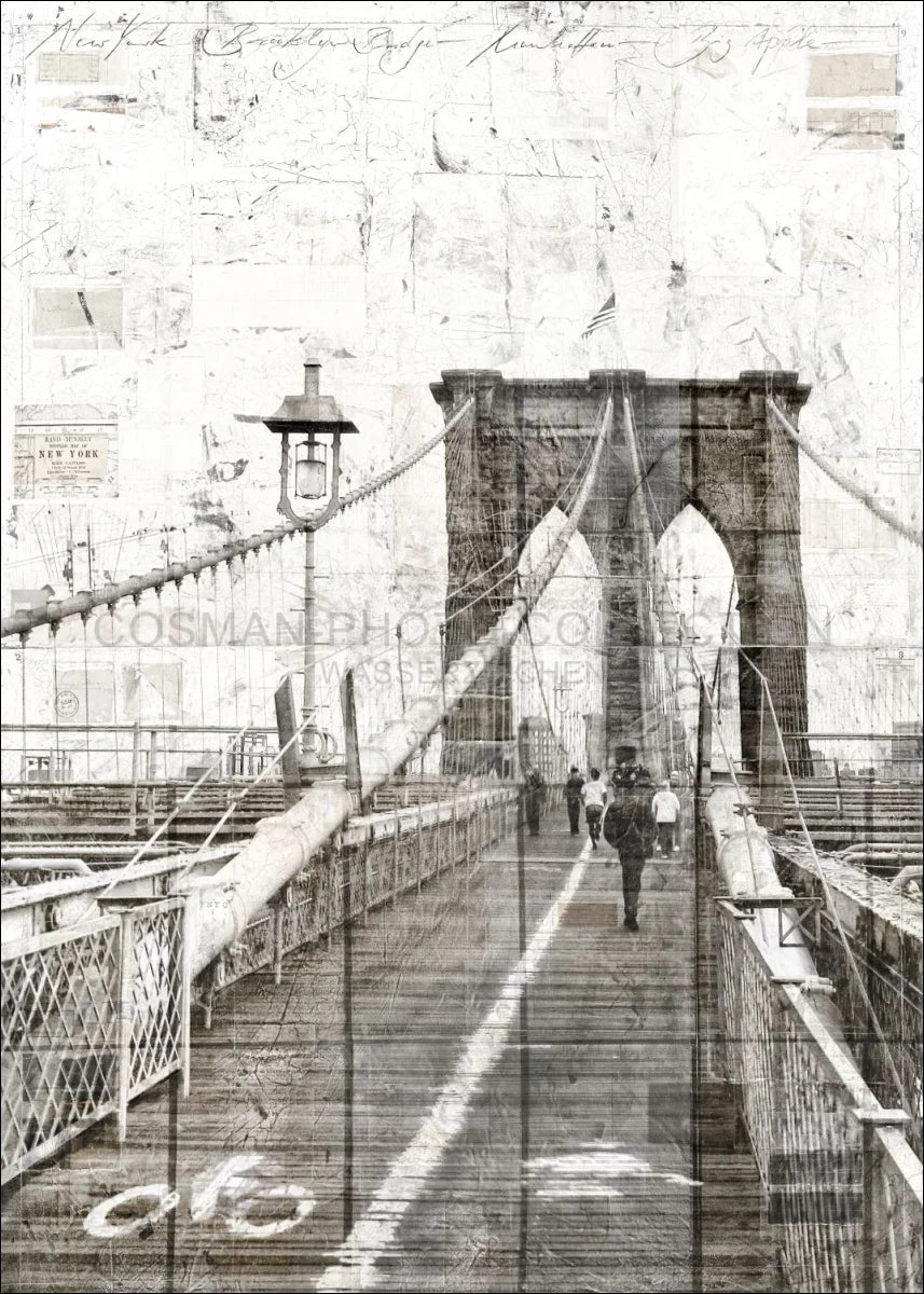 Poster / Druck Brooklyn Bridge GM02B - Wandbilder