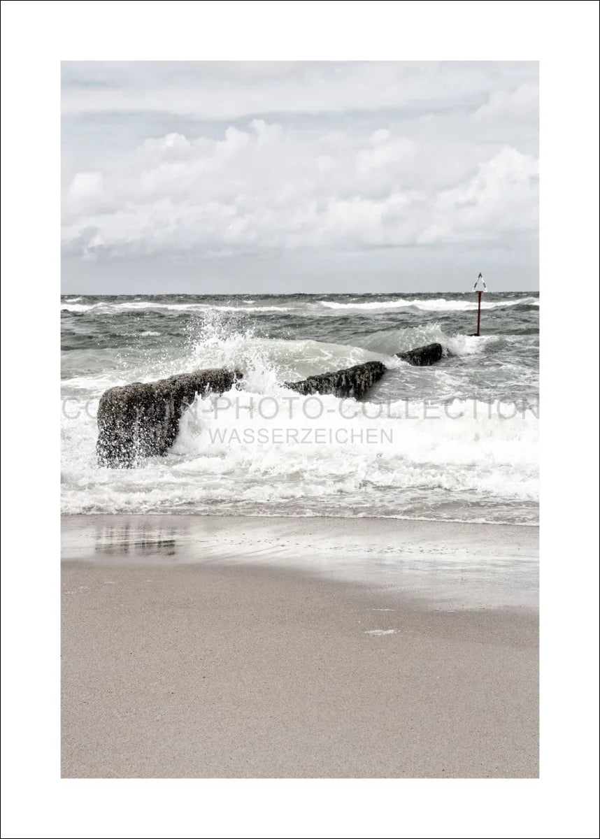 Poster / Druck ’Buhne’ Sylt SY61 - Wandbilder