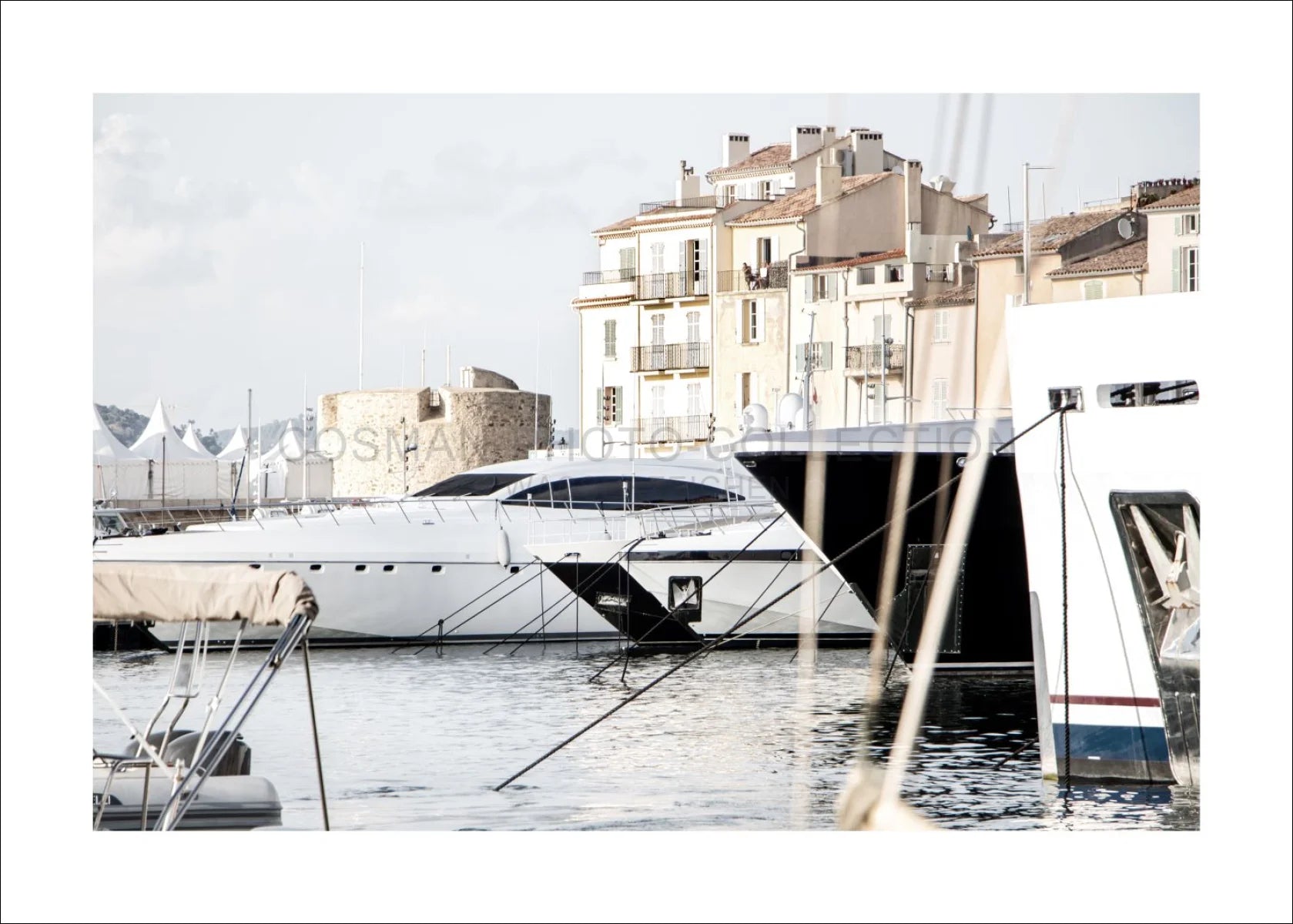 Poster / Druck ’Hafen’ Saint Tropez ST01 - Wandbilder
