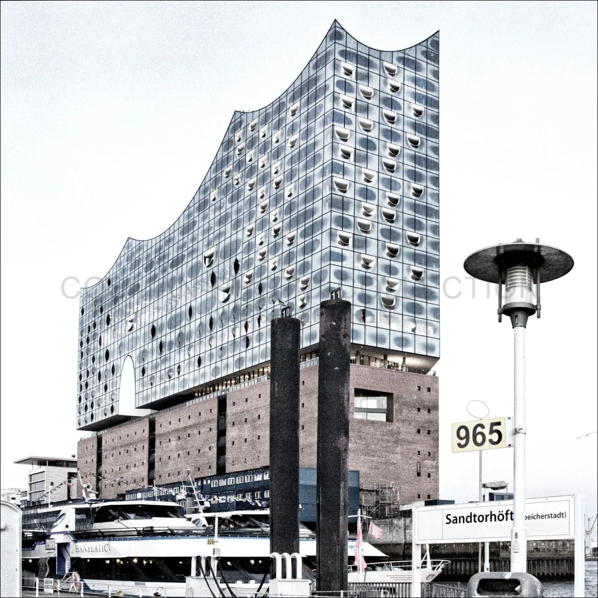 Poster / Druck Hamburg ’Elbphilharmonie’ HH46B - Wandbilder