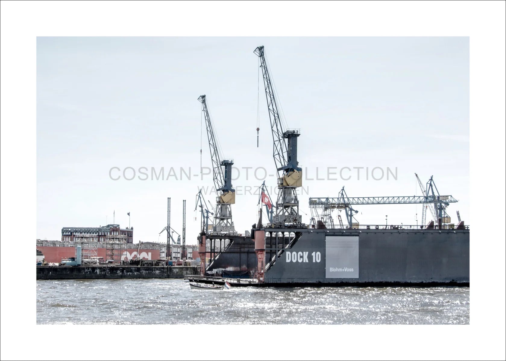 Poster / Druck Hamburg Hafen ’Dock 10’ HH34 - Wandbilder