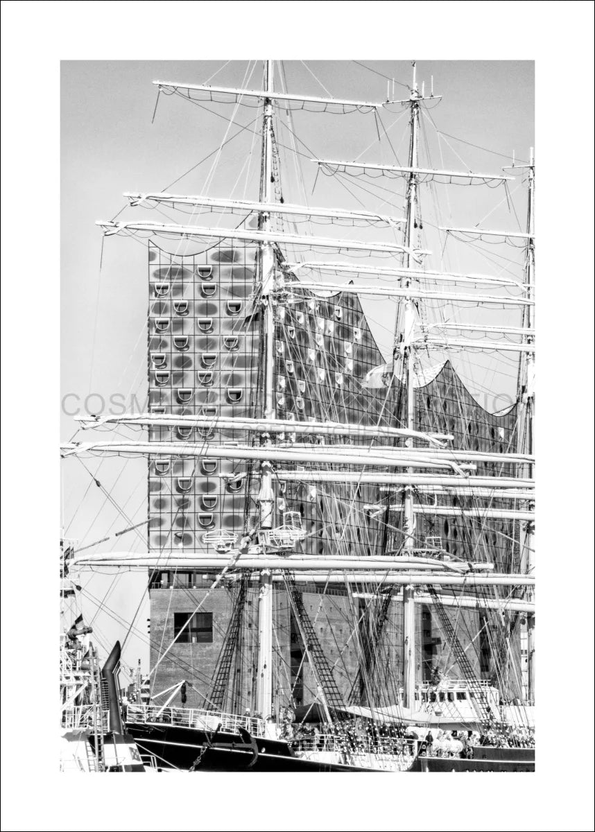 Poster / Druck Hamburg Hafen ’Elphi’ HH18 - Wandbilder