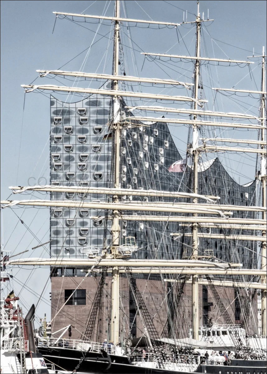 Poster / Druck Hamburg Hafen ’Elphi’ HH18 - Wandbilder