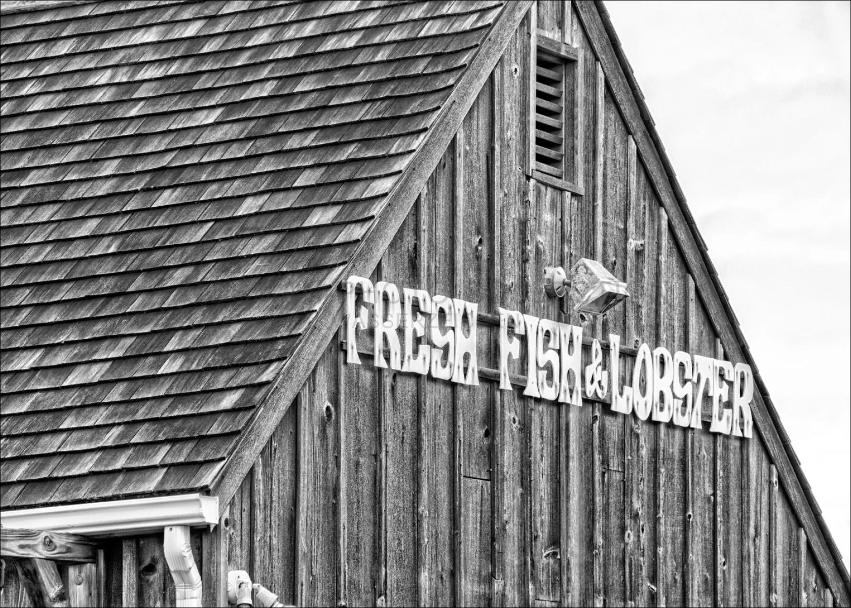 Poster / Druck Hamptons Long Island ’ Fresh Fish’ HM33