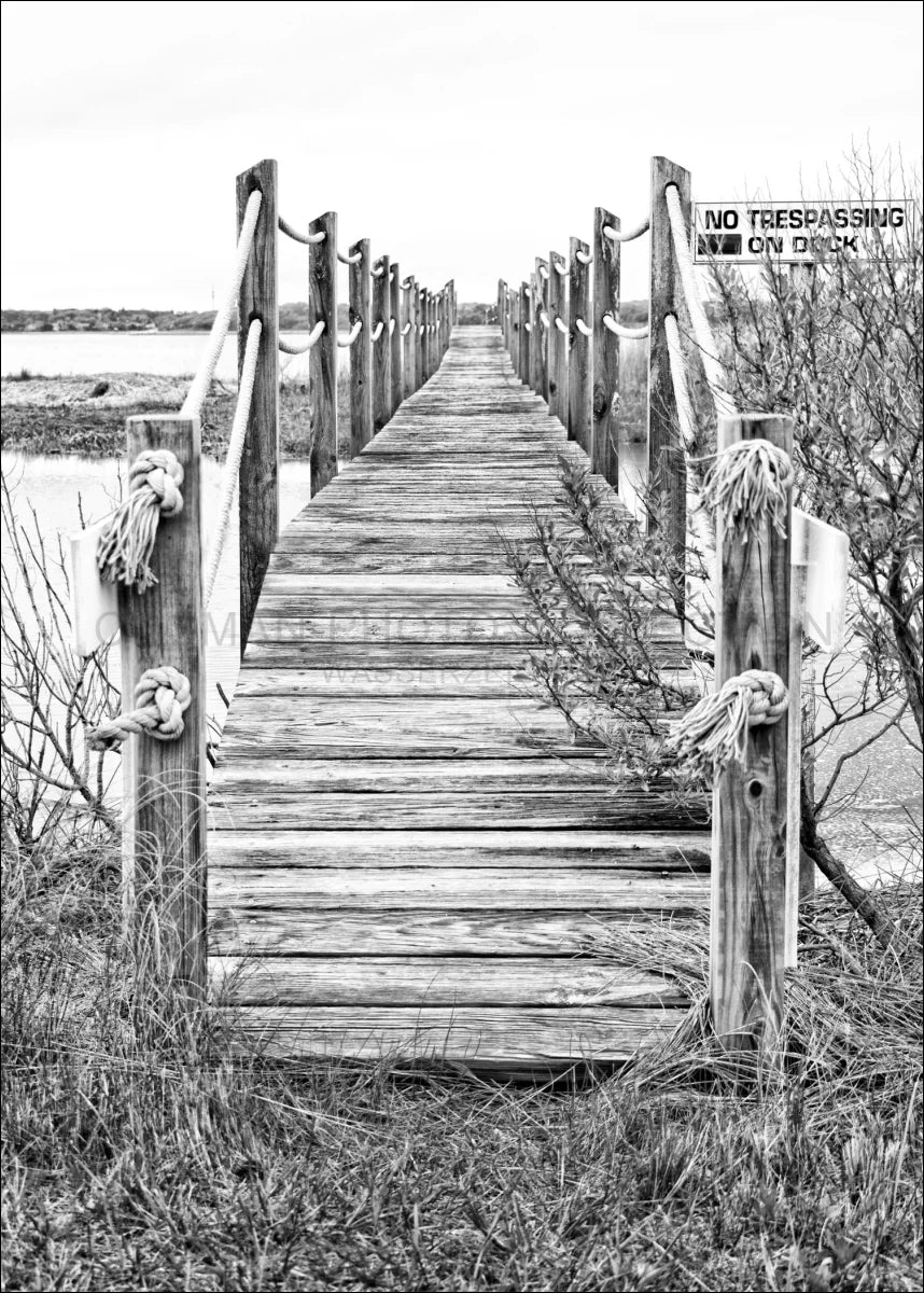 Poster / Druck Hamptons Long Island ’Steg’ HM12 - Wandbilder