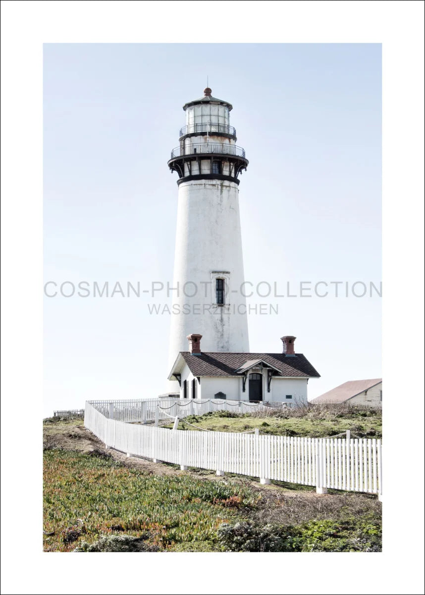 Poster / Druck Kalifornien ’Lighthouse Pigeon Point’ L05
