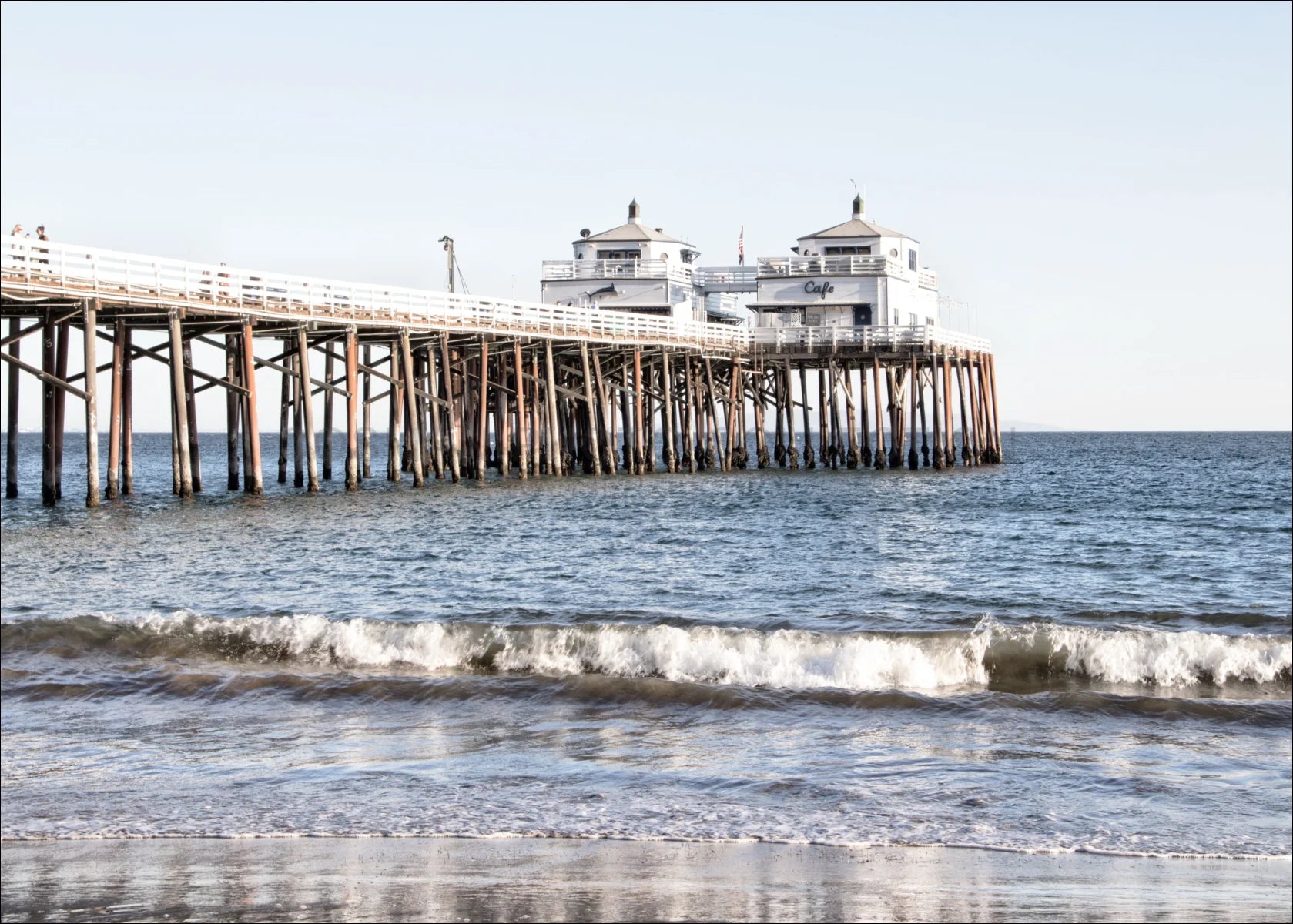 Poster / Druck Kalifornien Malibu Beach ’Pier’ K88
