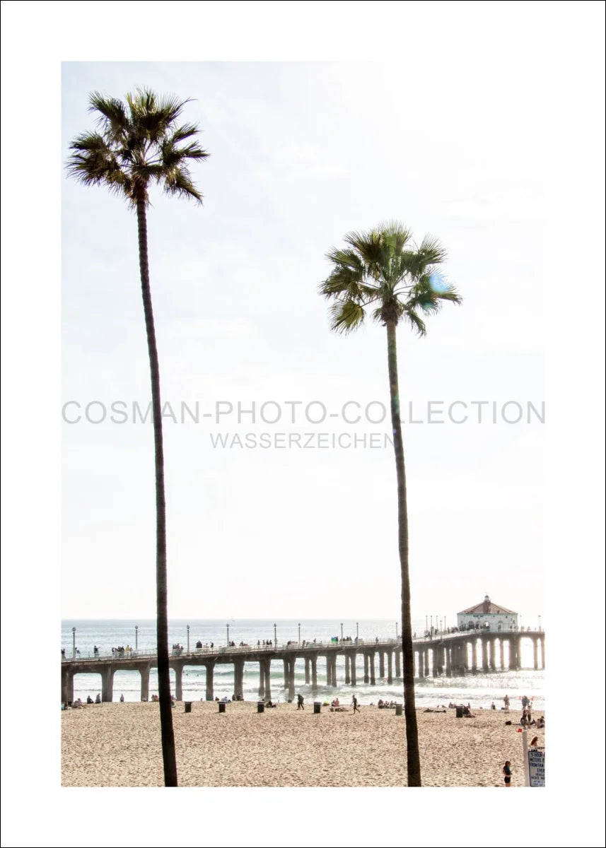 Poster / Druck Kalifornien Manhattan Beach K186 - Wandbilder