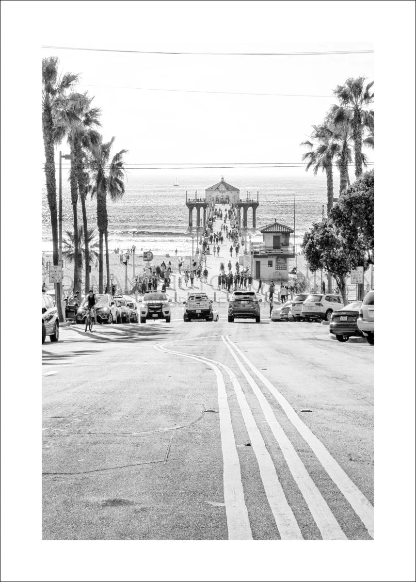 Poster / Druck Kalifornien Manhattan Beach K194 - Wandbilder