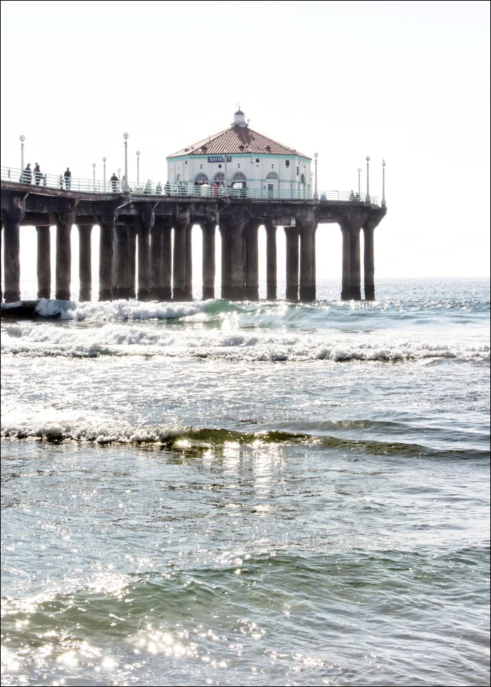 Póster/Impresión California Manhattan Beach "Muelle" K189
