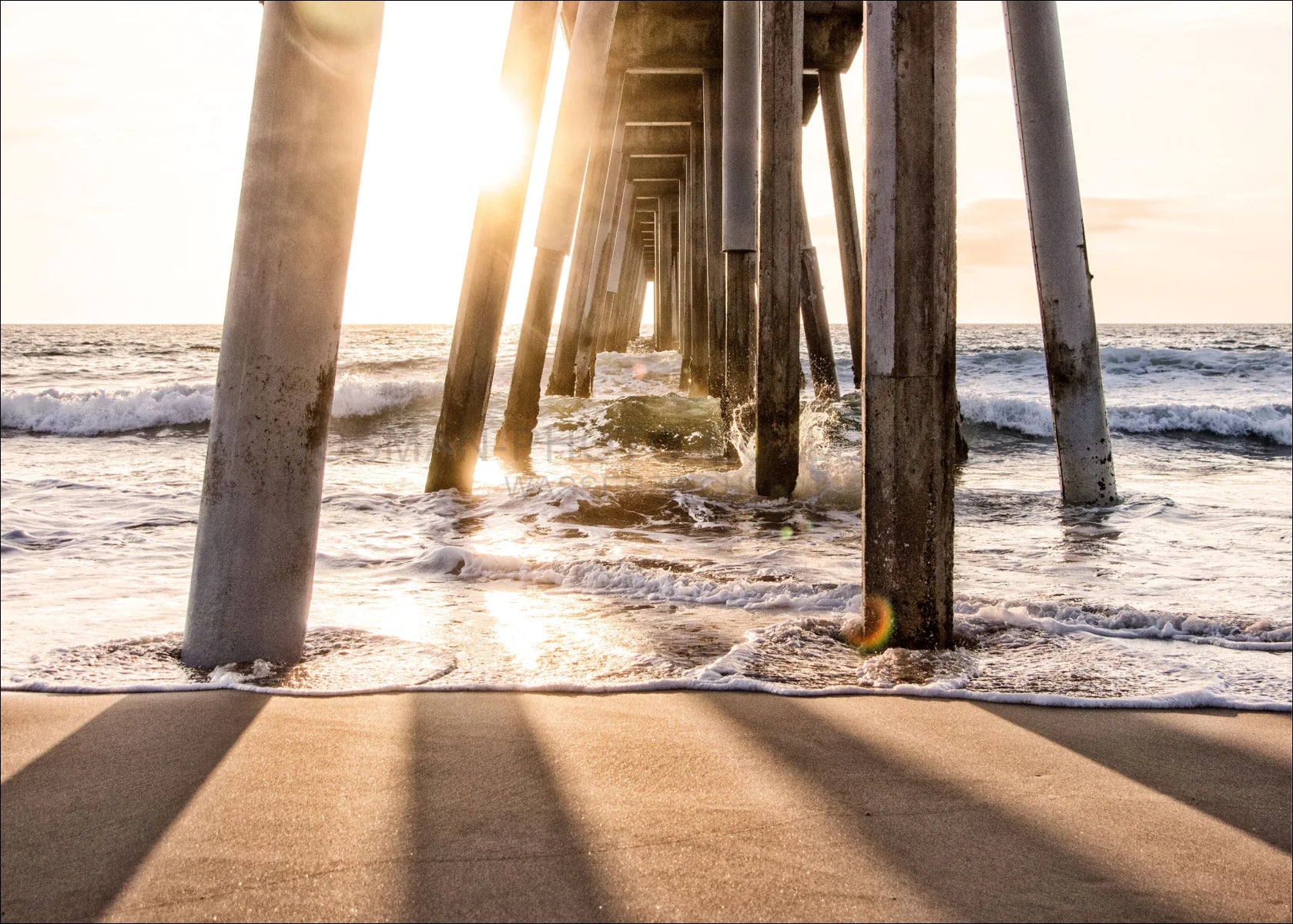 Poster / Druck Kalifornien ’Pier’ K166 - Wandbilder
