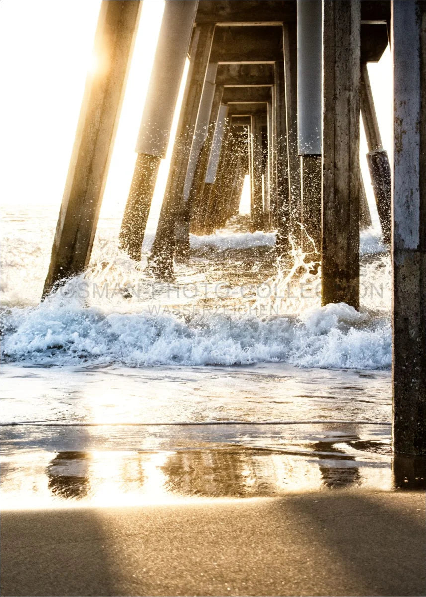 Poster / Druck Kalifornien ’Pier’ K167 - Wandbilder