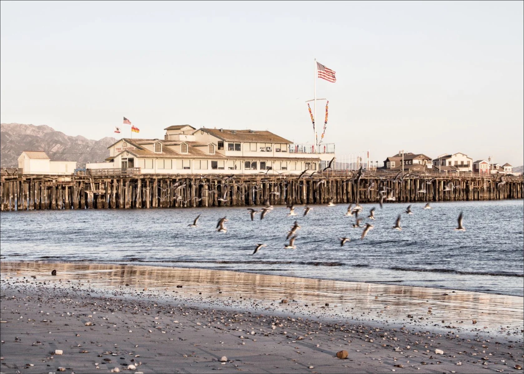 Poster / Druck Kalifornien Santa Barbara ’Pier’ K20