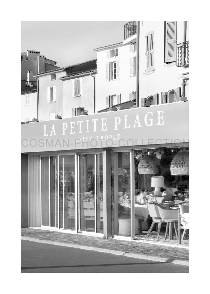 Poster / Druck ’La Petite Plage’ Saint Tropez ST14