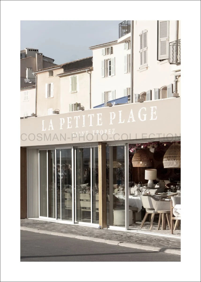 Poster / Druck ’La Petite Plage’ Saint Tropez ST14