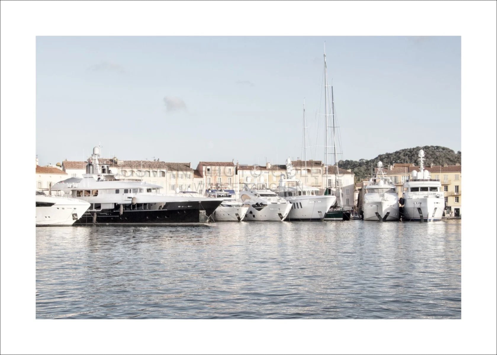 Poster / Druck Saint Tropez ’Hafen’ ST07 - Wandbilder