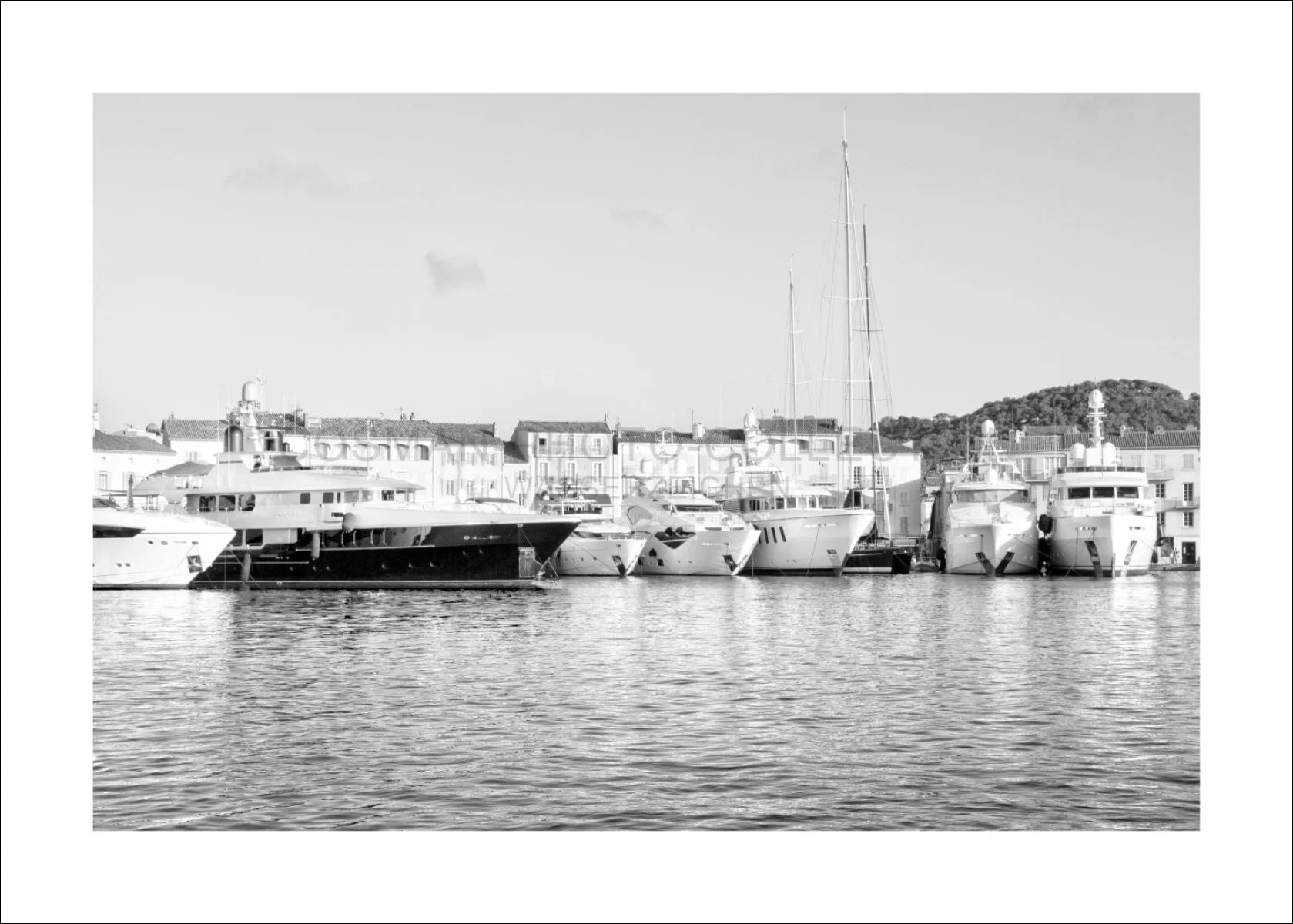 Poster / Druck Saint Tropez ’Hafen’ ST07 - Wandbilder