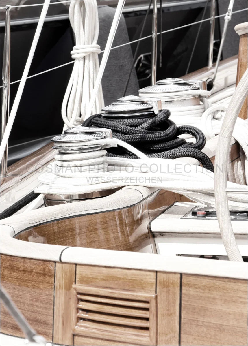 Poster / Druck ’Segelboot’ Saint Tropez ST28 - Wandbilder