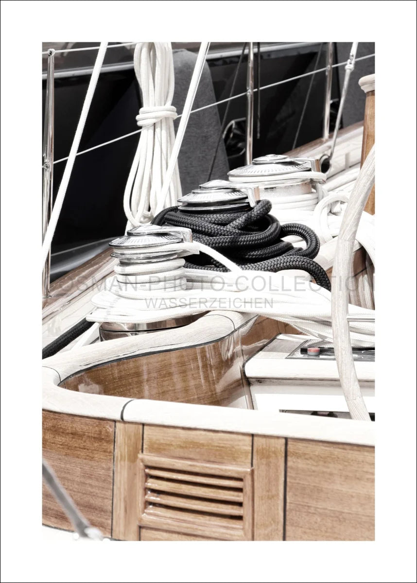 Poster / Druck ’Segelboot’ Saint Tropez ST28 - Wandbilder