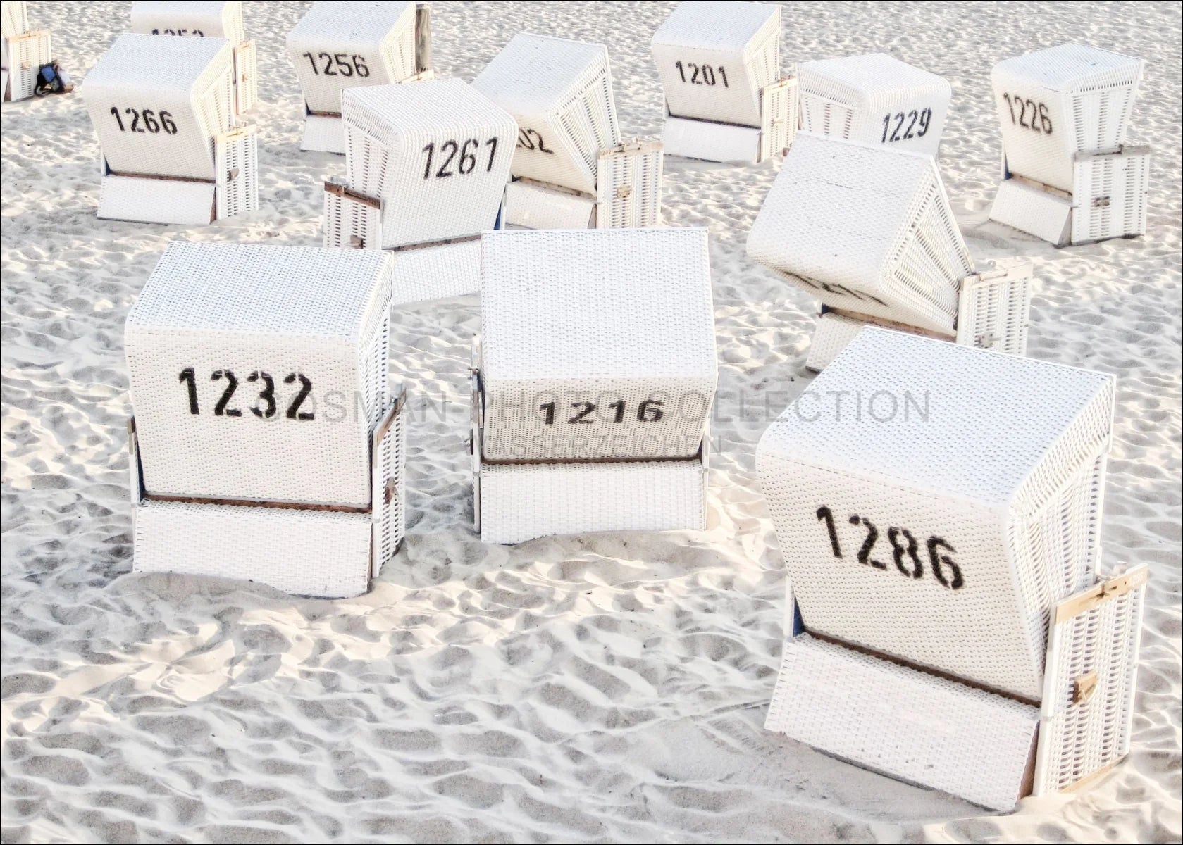 Poster / Druck ’Strandkörbe’ Sylt SY66 - Wandbilder