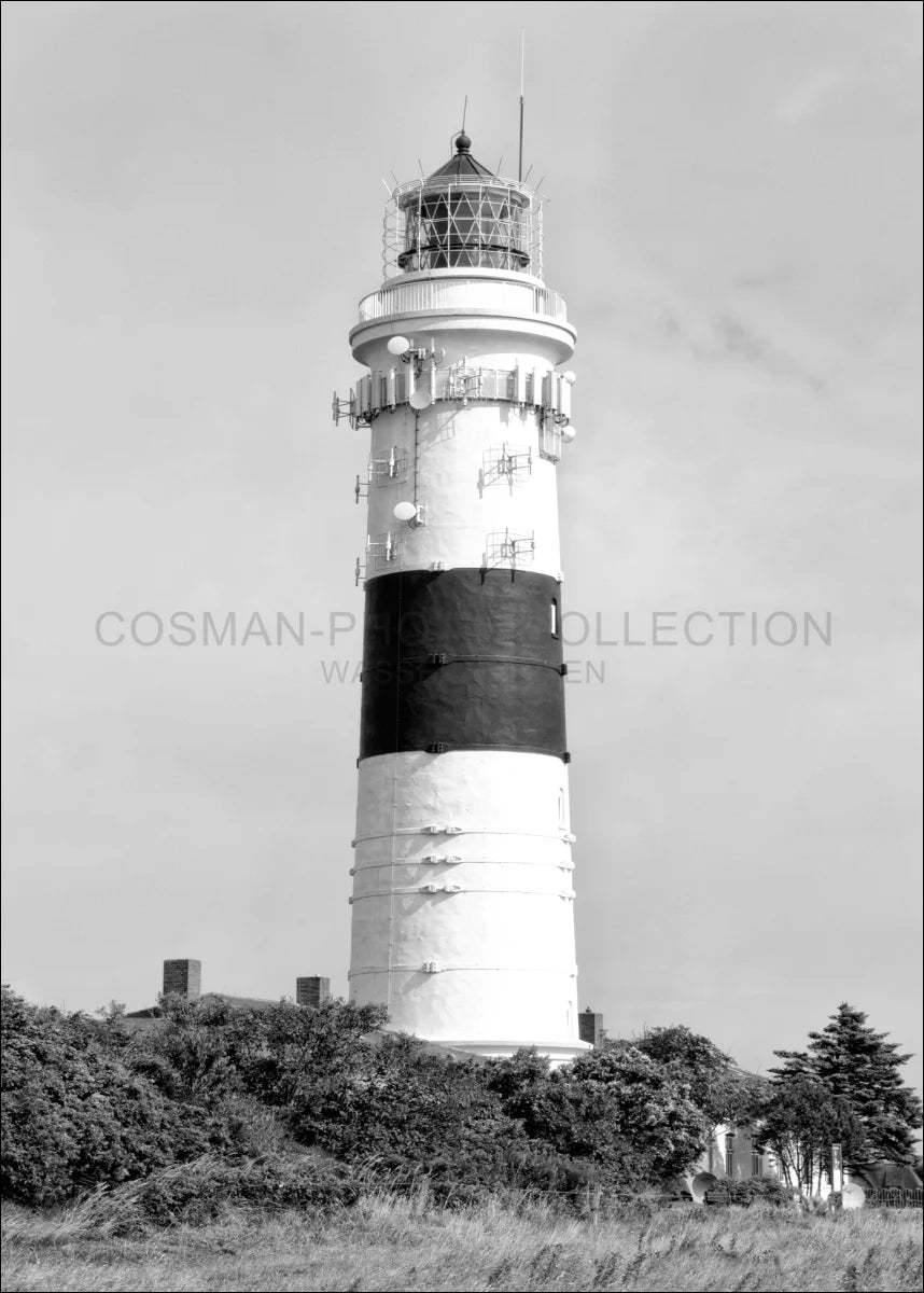 Poster / Druck Sylt Leuchtturm Kampen ’Langer Christian’