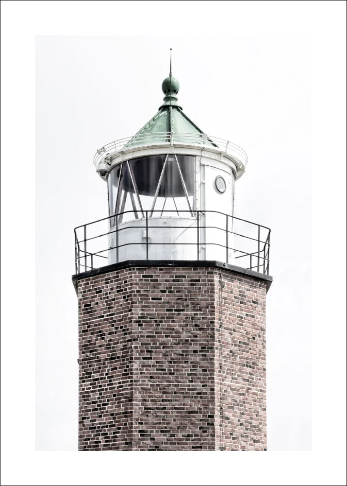 Poster / Druck Sylt Leuchtturm "Rotes Kliff" SY59