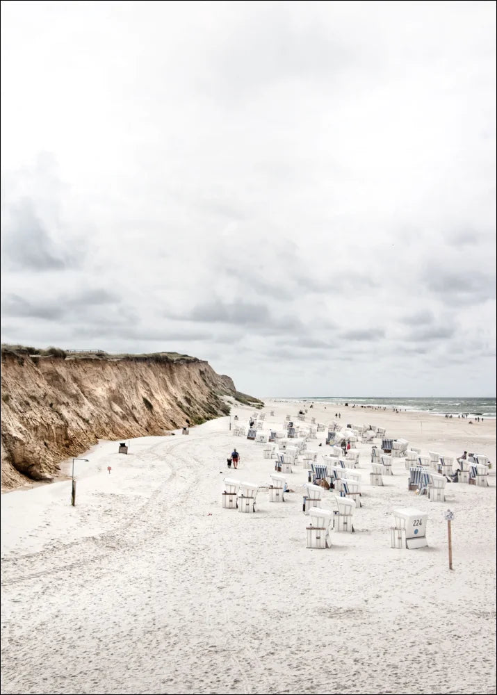 Poster / Druck Sylt Strandkörbe Kampen SY58B