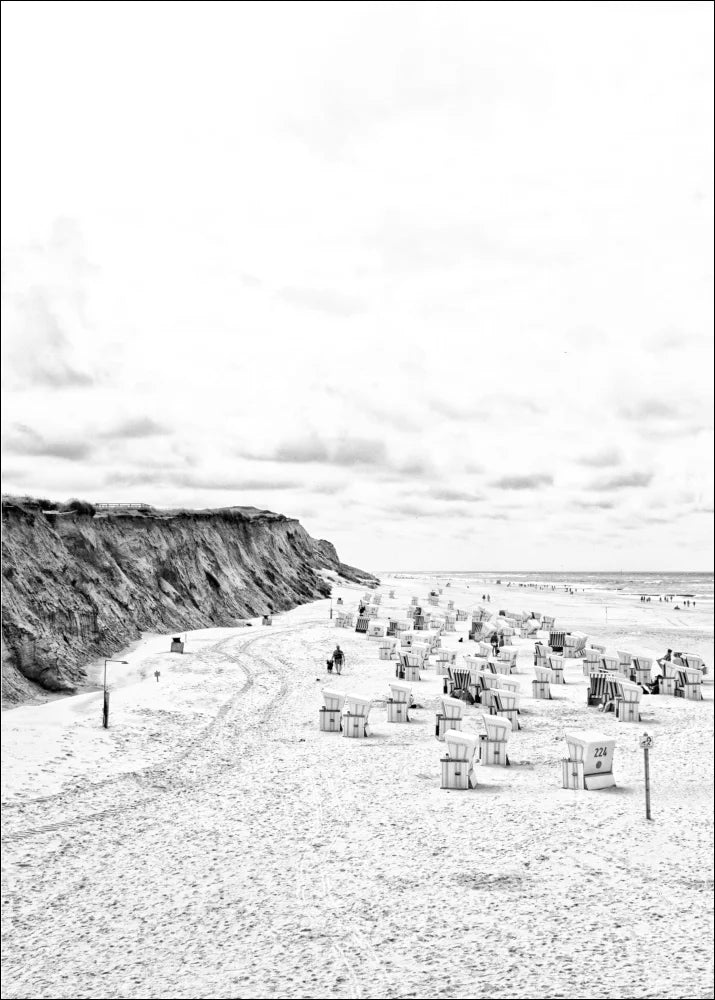 Poster / Druck Sylt Strandkörbe Kampen SY58B
