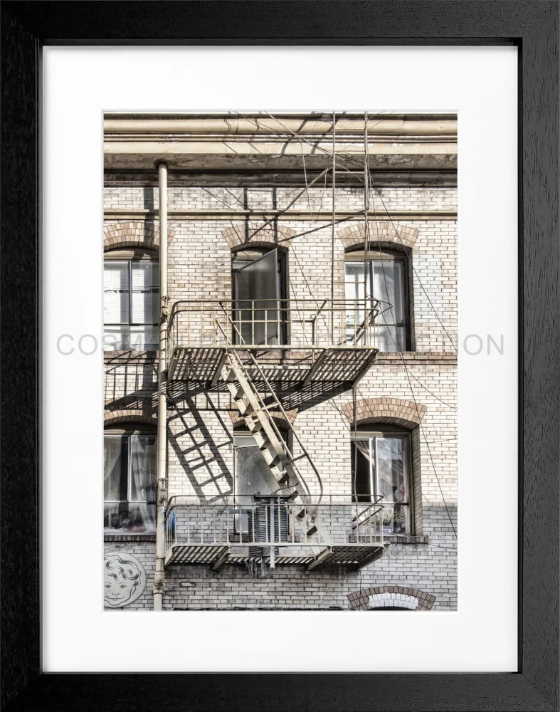 Poster ’Feuertreppen’ San Francisco SF38 - Wandbilder