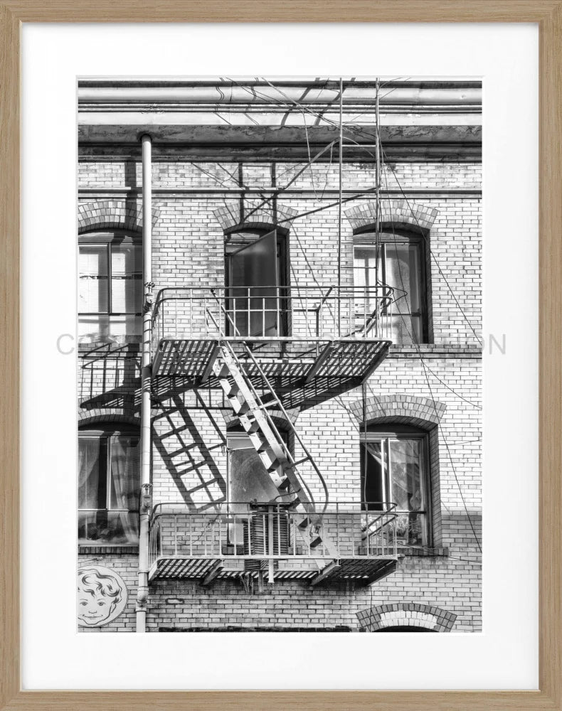 Poster ’Feuertreppen’ San Francisco SF38 - Wandbilder