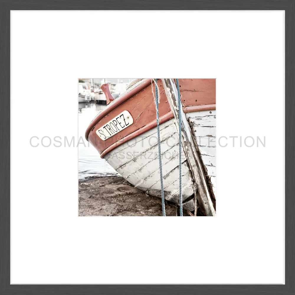 Fischerboot Wandbild Saint-Tropez