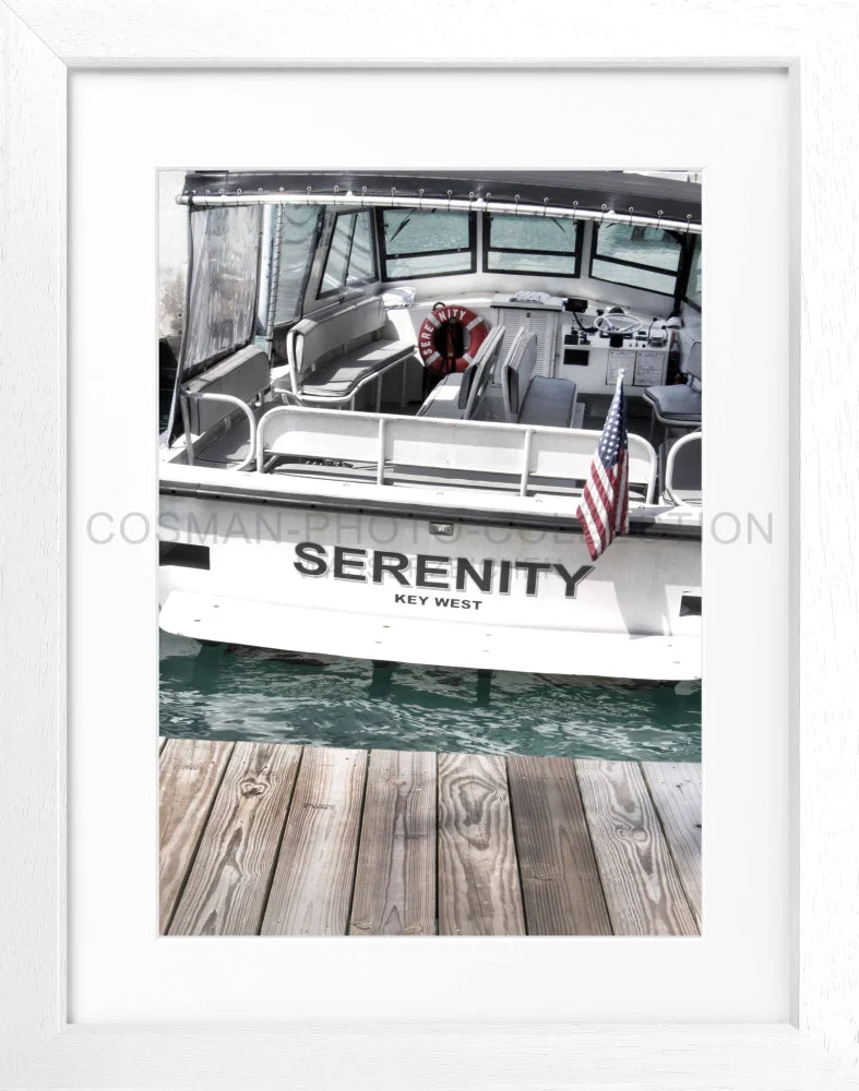 Poster Florida Key West ’Boat’ FL25 - Wandbilder