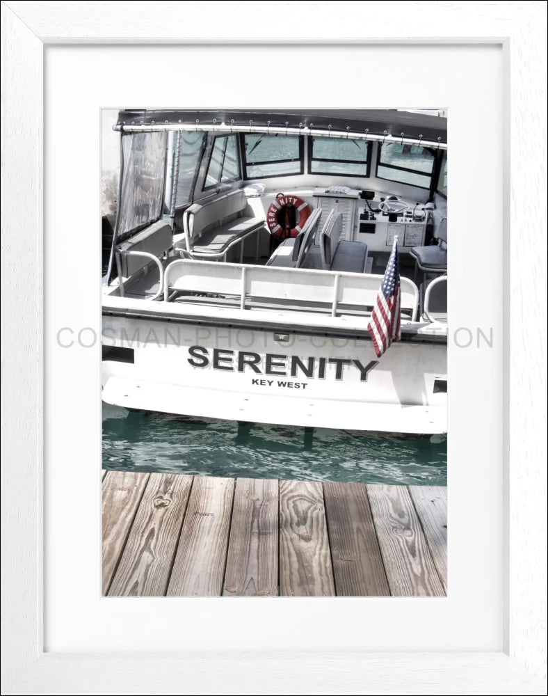 Poster Florida Key West ’Boat’ FL25 - Wandbilder
