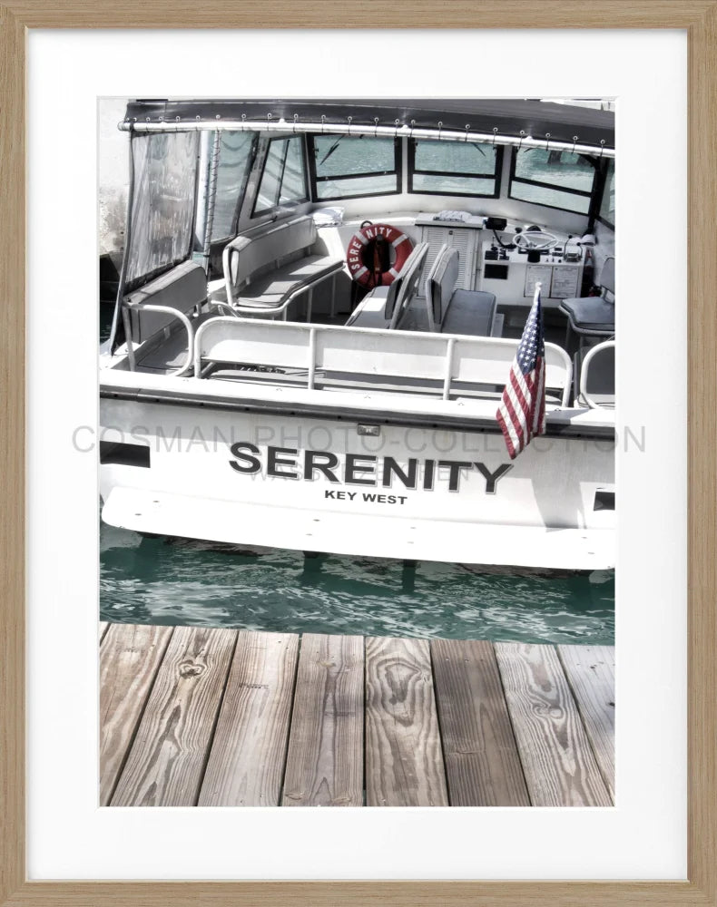 Poster Florida Key West ’Boat’ FL25 - Wandbilder