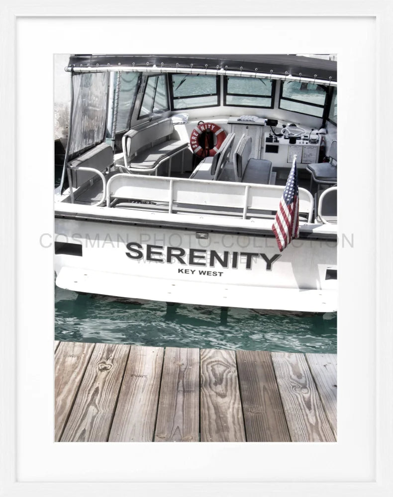 Poster Florida Key West ’Boat’ FL25 - Wandbilder