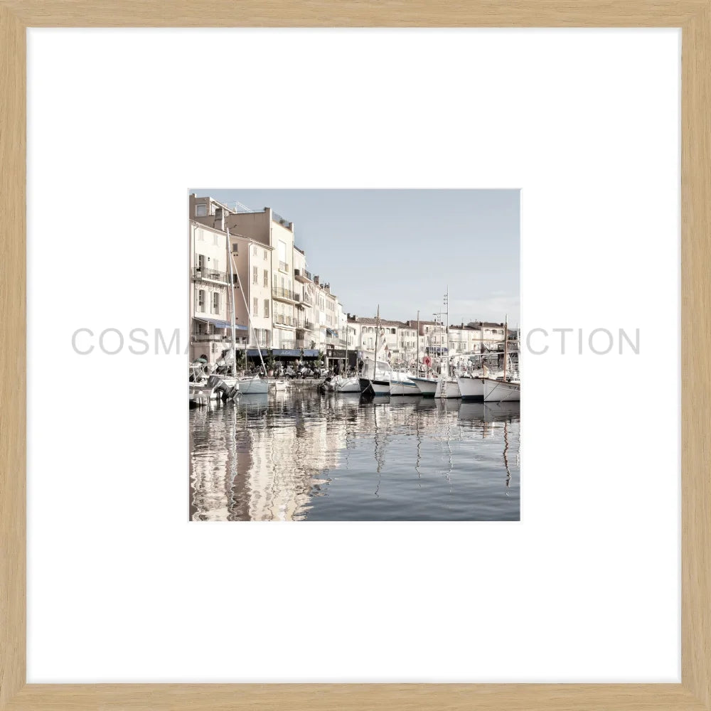 Hafenbild Saint-Tropez Fotoposter
