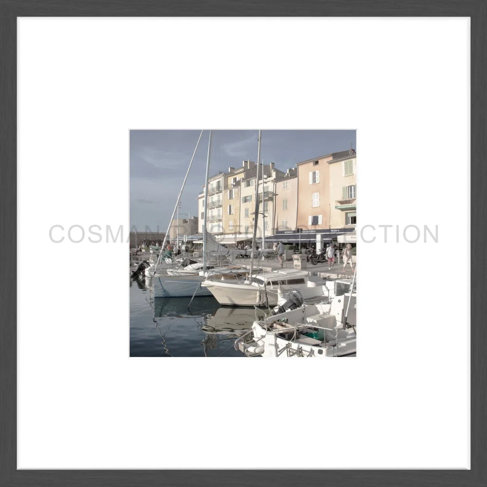 Hafen Saint-Tropez Fotokunst