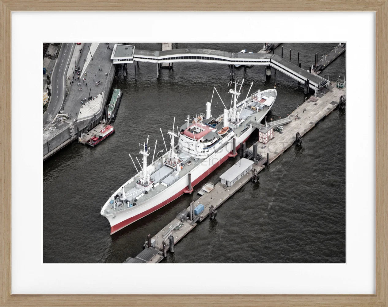 Poster Hamburg Hafen ’Cap San Diego’ HH12 - Wandbilder