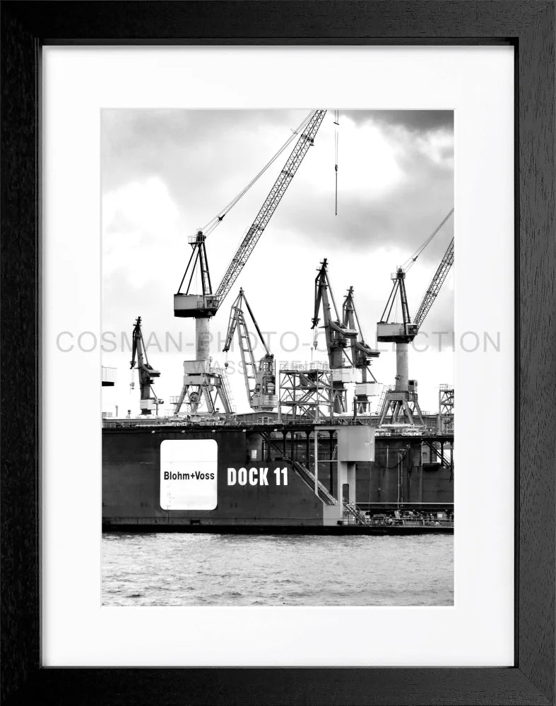 Poster Hamburg Hafen ’Dock 11’ HH04 - Wandbilder
